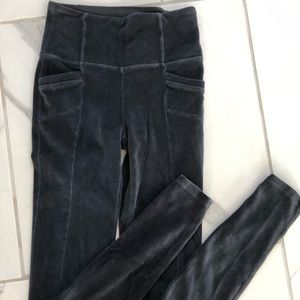 Navy, Stretch Corduroy Like High Waisted Tights